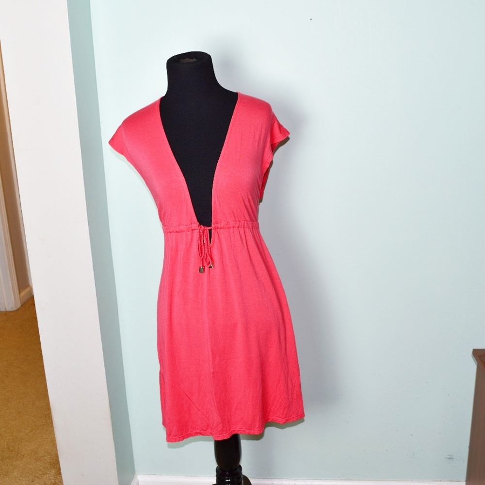 Beautiful Coral Flowy Dress